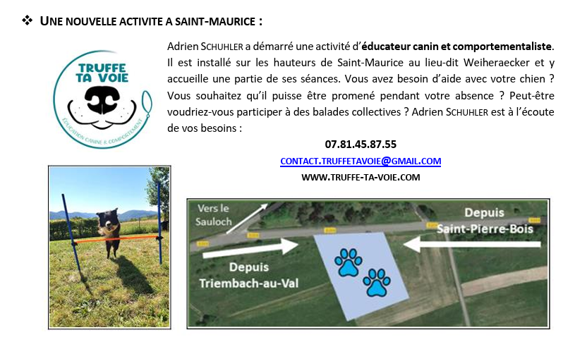 Breve publiee dans le journal de saint maurice avril 2025